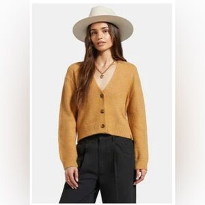 Brixton Women's Town Cardigan in Iced Coffee